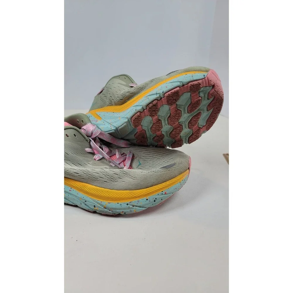 Hoka One One x Free People Movement Clifton 8 Seaweed Green Tea Women's 8